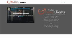 Desktop Screenshot of mygetnewclients.com